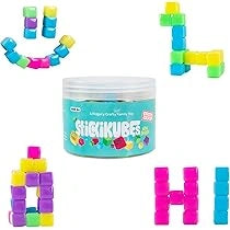 Colorful fidget cube toys